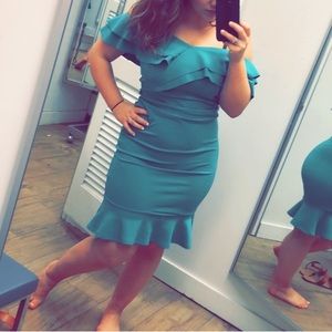 Off the shoulder dress